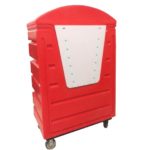 domed laundry cart