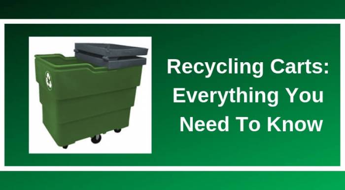 recycling carts: everything you need to know