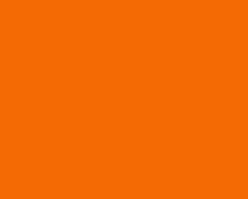 Safety Orange Custom Plastic Color